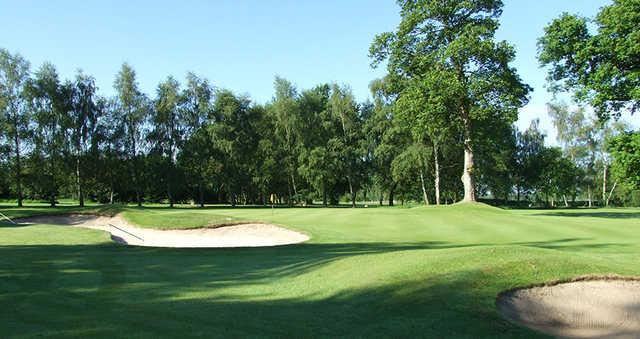 A view of a hole at Old Foss from Forest Park Golf Club.