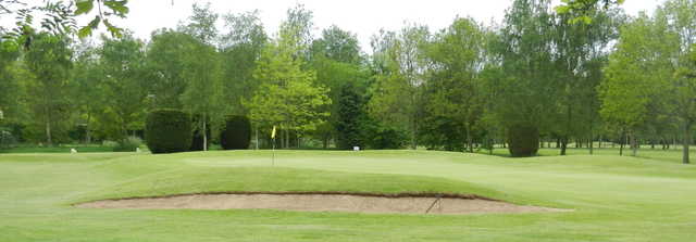 A view of a hole at Forest Park Golf Club.