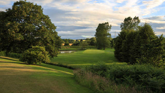 A view of the 6th green at Derwent Course from Malton & Norton Golf Club.