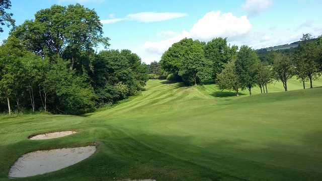 A view of fairway #9 at Richmond Golf Club.