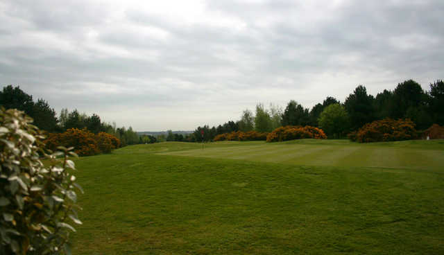 A view of a hole at Brampton Heath Golf Club.