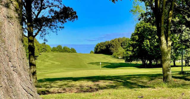 A view of hole #11 at Morpeth Golf Club.