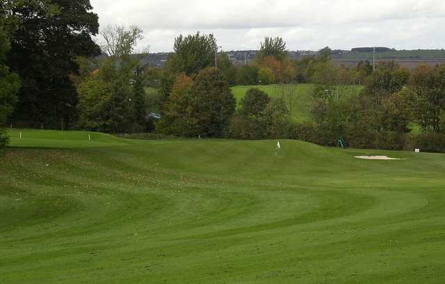 A view of the 17th green at Main Course from Prudhoe Golf Club.