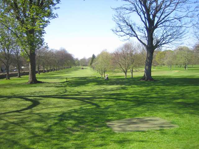 A view of a tee at Tynedale Golf Club.