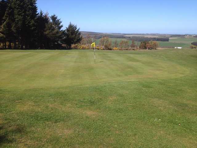 A view of a hole at Wooler Golf Club.
