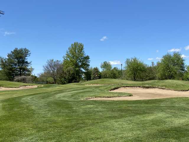 View of the 9th hole at Spencer T. Olin Golf Course.