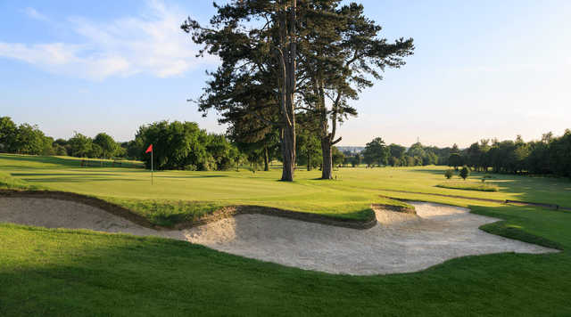 A view of a hole at Hadden Hill Golf Club.