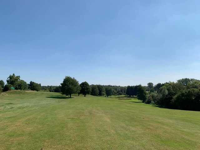 A view from fairway #5 at Shrivenham Park Golf Club.