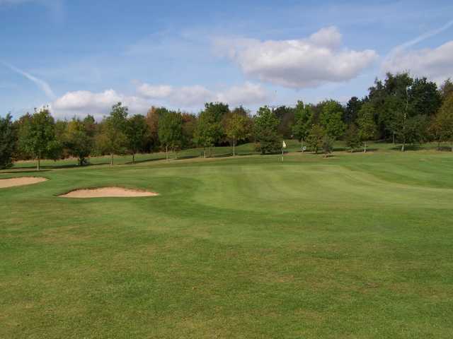 A view of a green at Rother Valley Golf Centre.