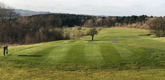 A view of a tee at Silkstone Golf Club.