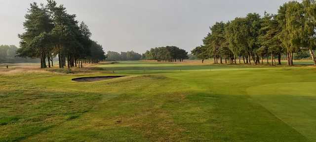 A view of fairway #3 at Bungay & Waveney Golf Club.