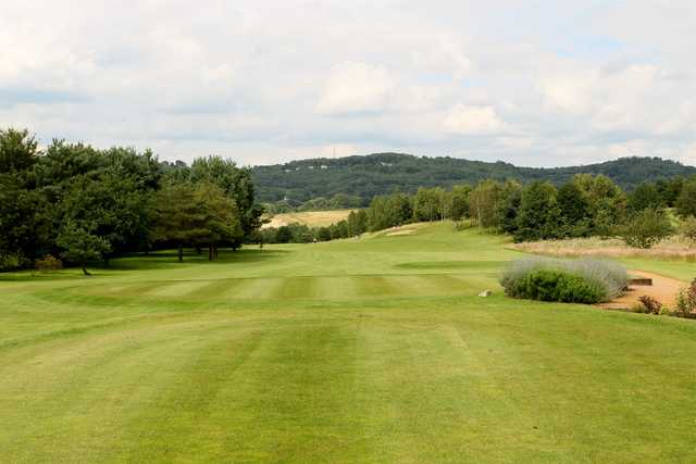 A view from a tee at Bletchingley Golf Club.