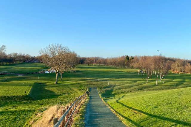 A sunny day view from Gosforth Golf Club.