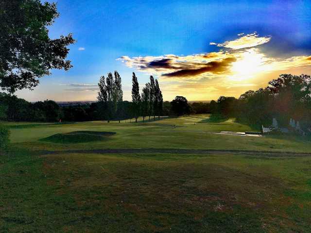 A view of a hole at Atherstone Golf Club.