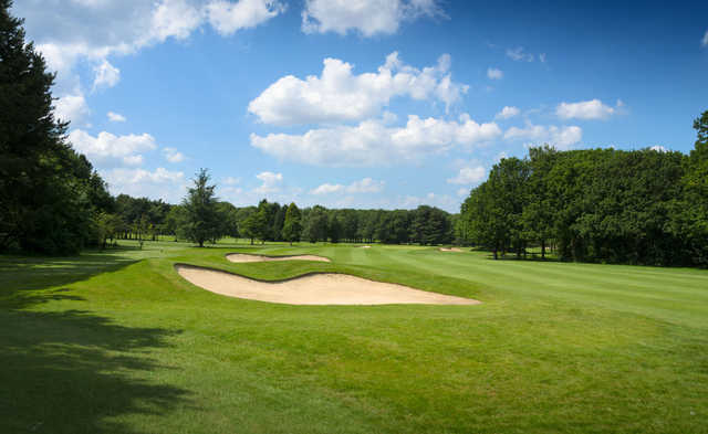 A view from the left side of fairway #1 at Handsworth Golf Club.