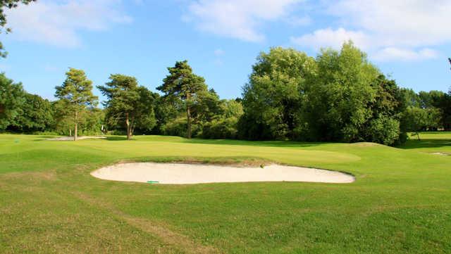 A view of hole #4 at Bognor Regis Golf Club.
