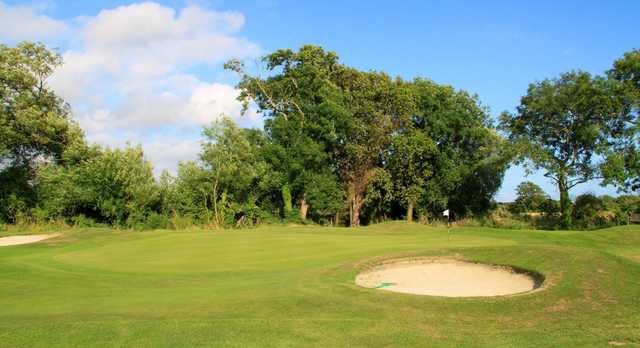 A view of hole #11 at Bognor Regis Golf Club.