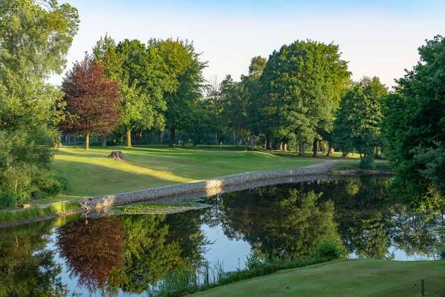 A view of a hole at Cottesmore Hotel Golf & Country Club.