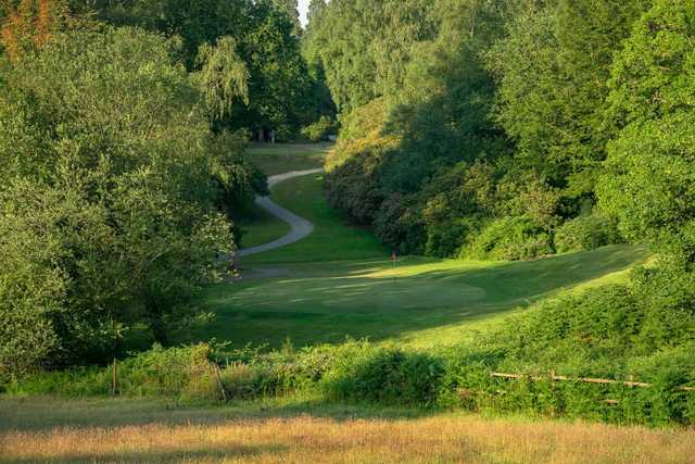 A view of a hole at Cottesmore Hotel Golf & Country Club.