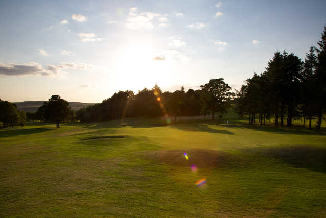 A view of the 18th green at Bradford Golf Club.