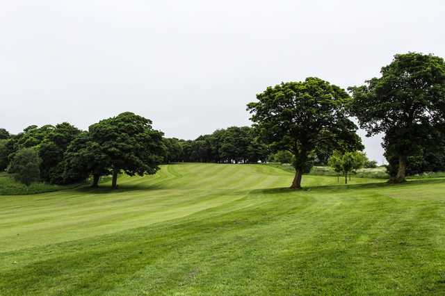 A view of a fairway at Calverley Golf Club.
