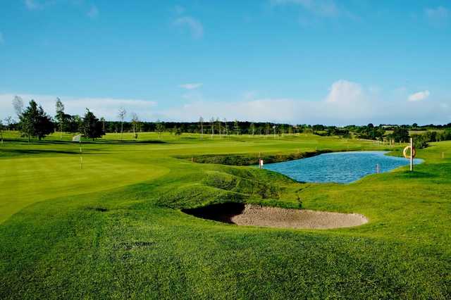 A view of hole #12 at Wike Ridge Course from Leeds Golf Centre.