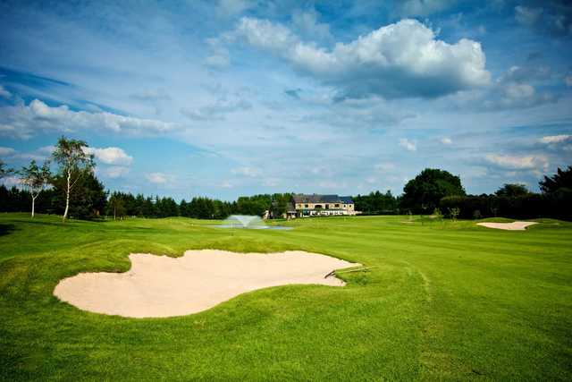 A view from the 18th fairway's side at Wike Ridge Course from Leeds Golf Centre.