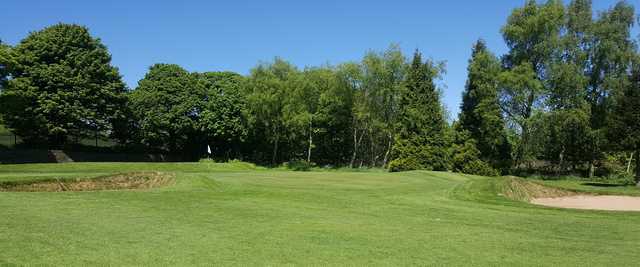 A view of hole #1 at West Bradford Golf Club.