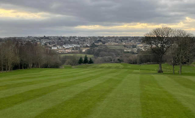 A view from a fairway at Woodhall Hills Golf Club.