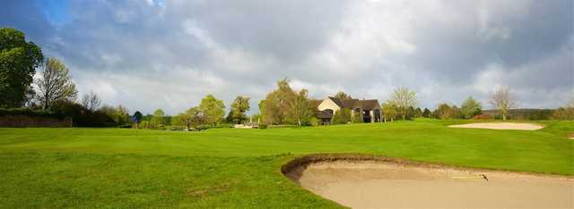 A view of the 9th hole at Blue Course from Cumberwell Park Golf Club.
