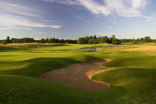 A view of a hole at PGA Bowood - England.
