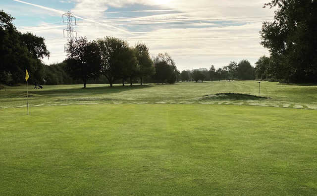 A view of hole #9 at Whitley Golf Club.