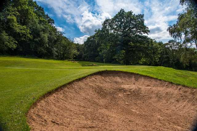 A view of a hole at Pitcheroak Golf Course.