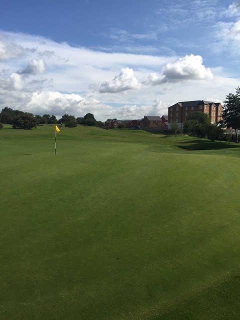 A putting green on the Fairfield Golf Course