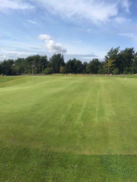 A putting green on the Fairfield Golf Course