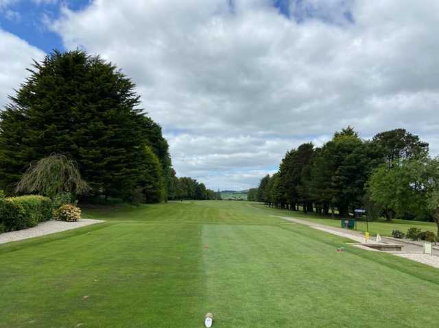 A view from a tee at Ballyclare Golf Club.
