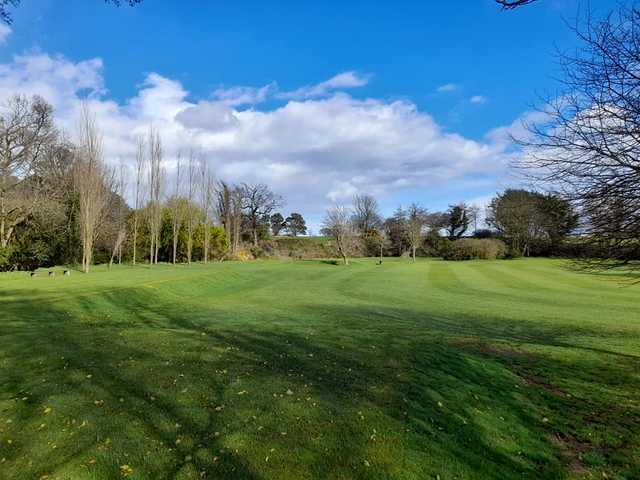 A view of a fairway at Cushendall Golf Club.