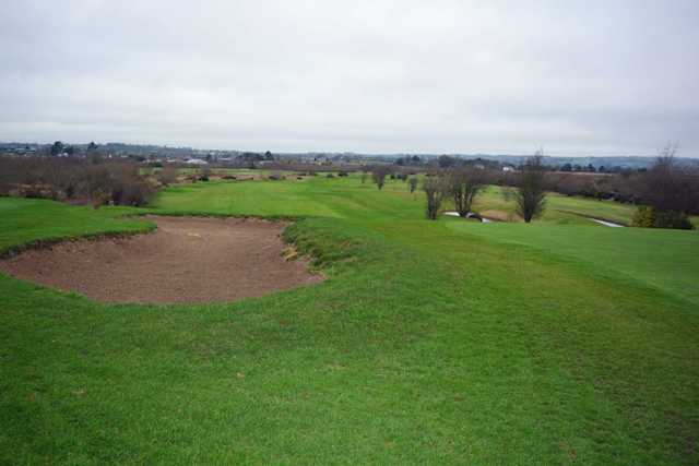 A view of fairway #9 at Down Royal Park Golf Course.