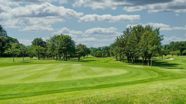A view of hole #13 at Dunmurry Golf Club.