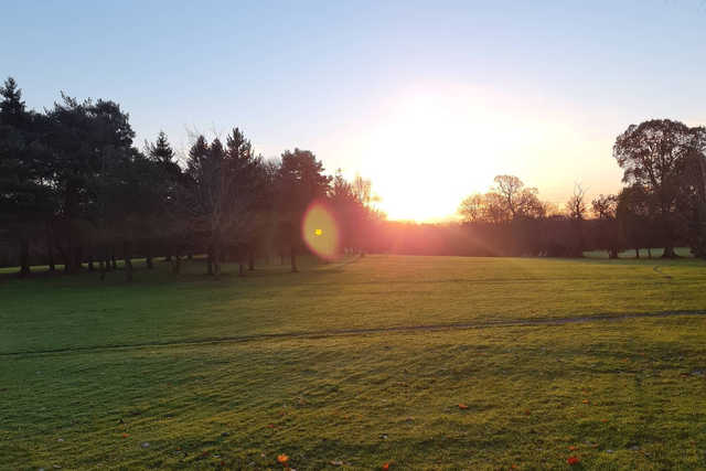 A sunrise view from Portadown Golf Club.
