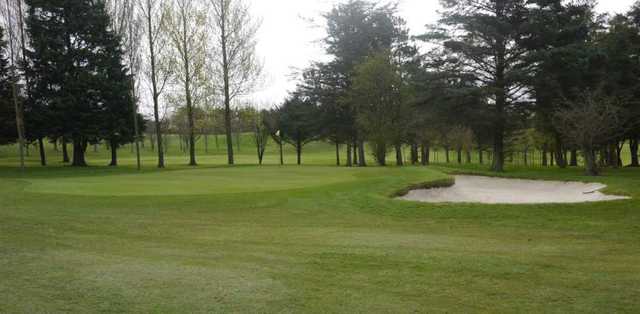 A view of green #17 at Bangor Golf Club.