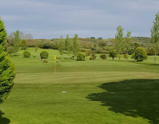 A view of a hole at Cloverhill Golf Club.