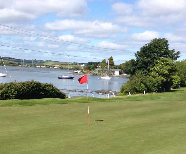 A view of a hole at Mahee Island Golf Club.
