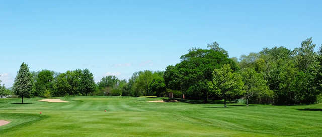 A view from a tee at Castle Hume Golf Club.