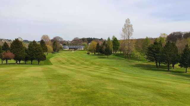 A view of the 9th fairway at Fintona Golf Club.
