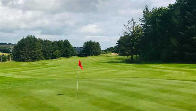 A view of a hole at Auchmill Golf Course.