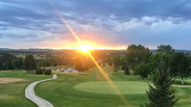 Sunset view from Arrowhead Country Club.