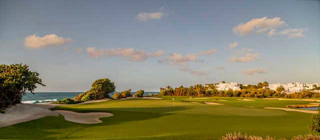 View of a green at Aurora International Golf Club.