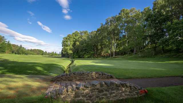 A view of a hole at Banchory Golf Club.