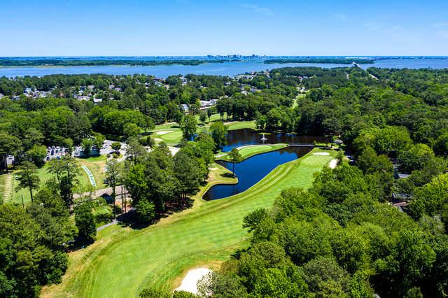 Aerial view from Ocean Pines Golf Club.